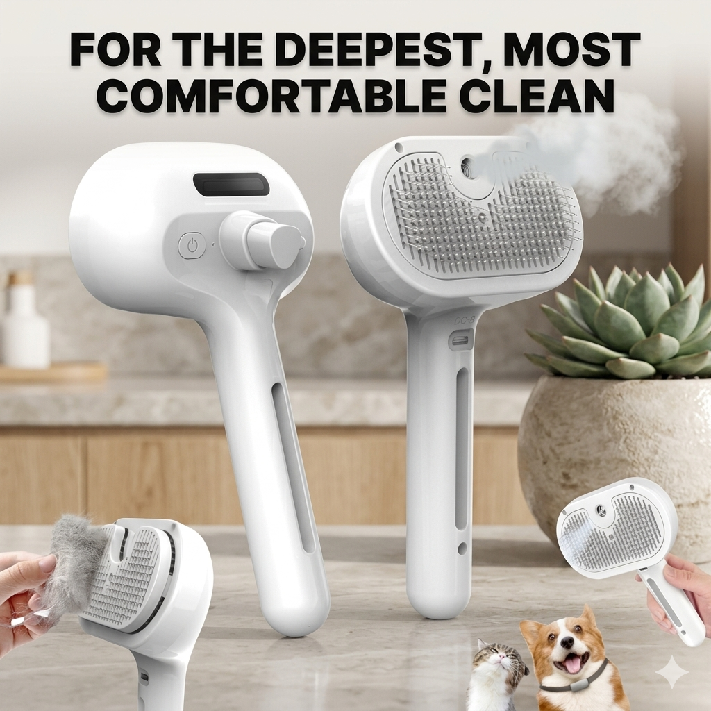 Self-Clean Pet Brush